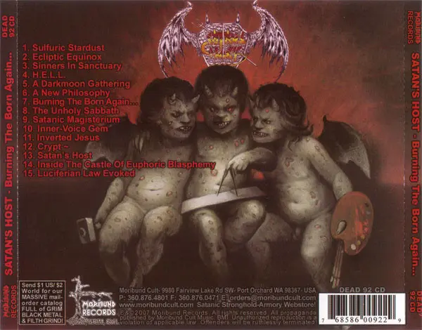 Satan's Host - Burning The Born Again... (A New Philosophy)-1