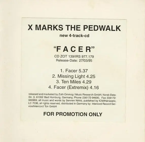 X-Marks The Pedwalk - Facer-0