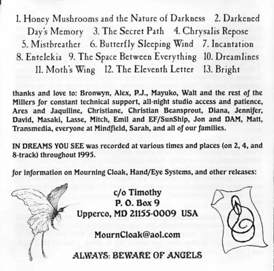Mourning Cloak - In Dreams You See-2