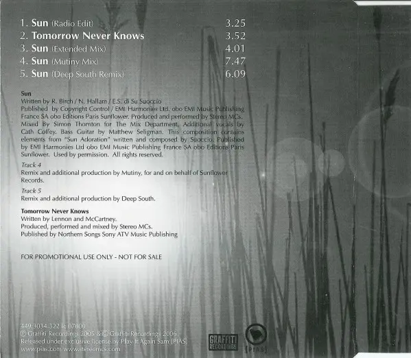 Stereo MC's - Sun-1