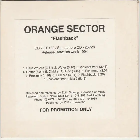Orange Sector - Flashback-0