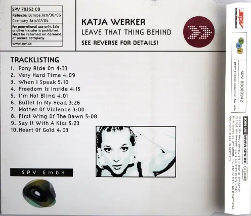 Katja Werker - Leave That Thing Behind-1