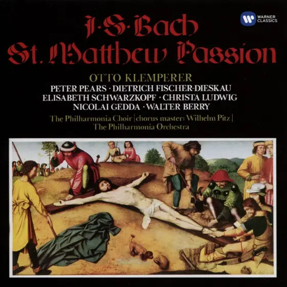 PHILHARMONIA CHOIR & ORCHESTRA, PEARS, KLEMPERER - Bach: St Matthew Passion CD-0
