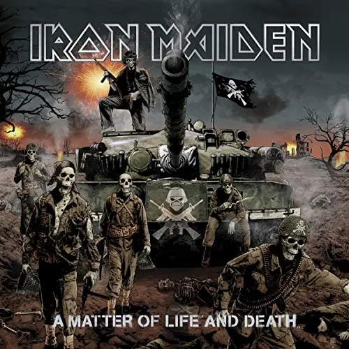 IRON MAIDEN - A Matter Of LIfe And Death LP2-0