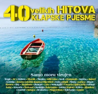 RAZNI IZVOÐACI - 40 Velikih Hitova: Klapske Pjesme CD-0