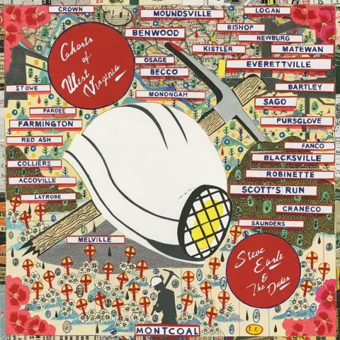 STEVE EARLE & THE DUKES - Ghosts Of West Virginia (Indie Exclusive Blue & Gold) LP-0