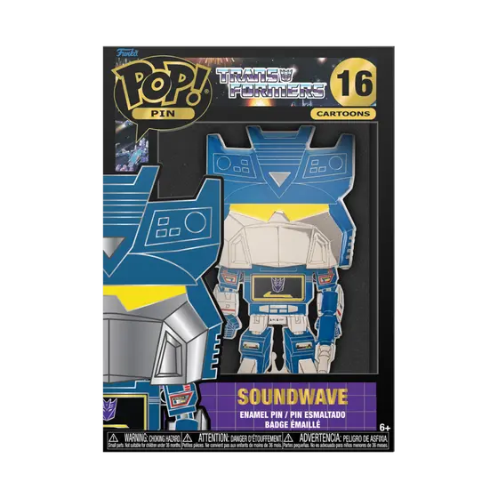 FUNKO POP PIN: TRANSFORMERS - SOUNDWAVE-0