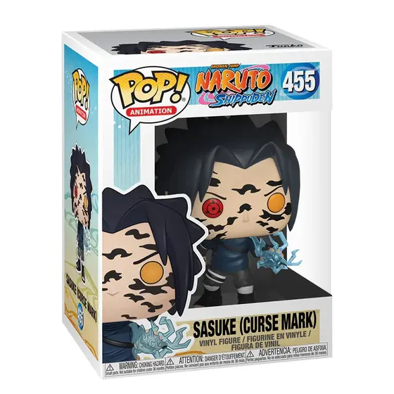 FUNKO POP ANIMATION: NARUTO - SASUKE W/ SCARS (EXC)-1