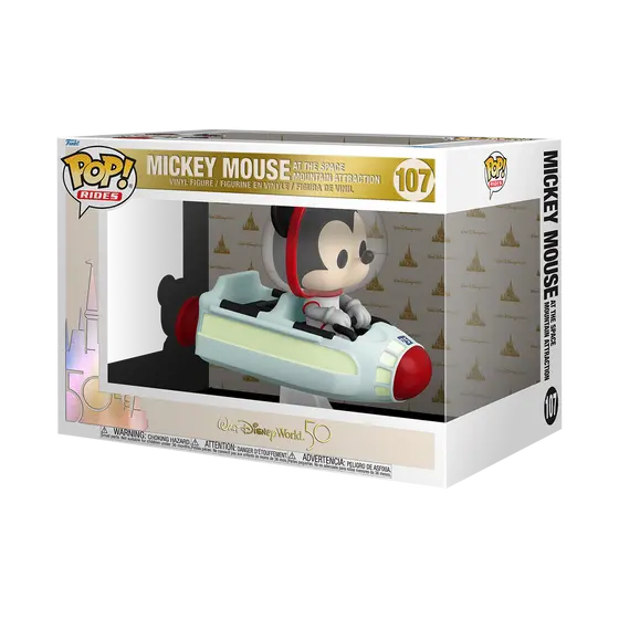 FUNKO POP RIDES SUPER DELUXE: DISNEY - SPACE MOUNTAIN W/ MICKEY MOUSE-2