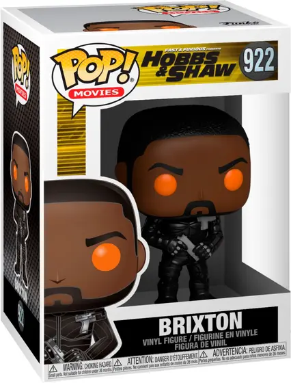 FUNKO POP MOVIES: HOBBS & SHAW- BRIXTON W/ ORANGE EYES-1