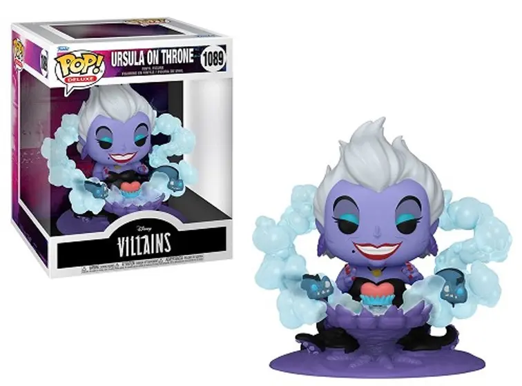 FUNKO POP DELUXE: VILLAINS - URSULA ON THRONE-1