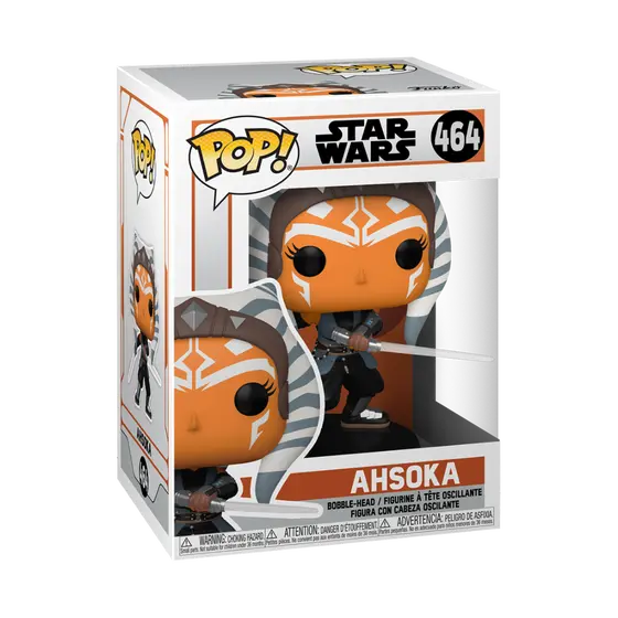FUNKO POP STAR WARS: MANDALORIAN - AHSOKA W/ SABERS-0