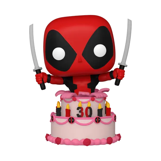 FUNKO POP: MARVEL - DEADPOOL 30TH - DEADPOOL IN CAKE-0