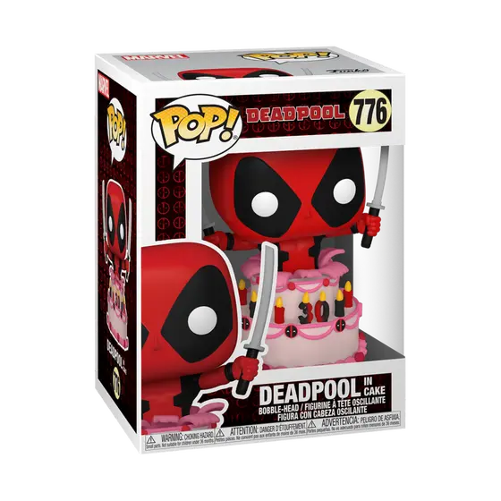 FUNKO POP: MARVEL - DEADPOOL 30TH - DEADPOOL IN CAKE-1