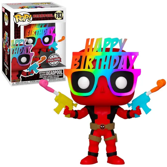 FUNKO POP: MARVEL - DEADPOOL 30TH - BIRTHDAY GLASSES DEADPOOL (SP)-1