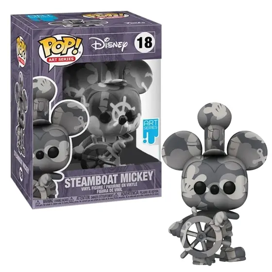 FUNKO POP ARTIST SERIES: MICKEY- STEAMBOAT MICKEY-1