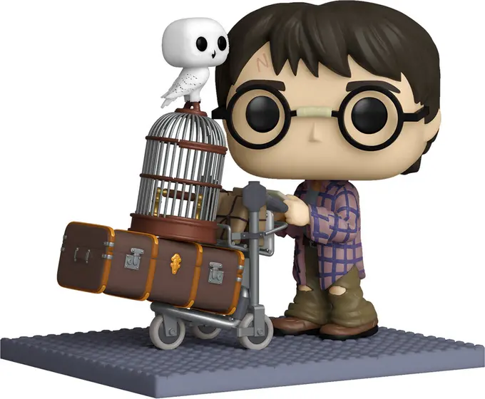 FUNKO POP DELUXE: HP ANNIVERSARY- HARRY PUSHING TROLLEY-0