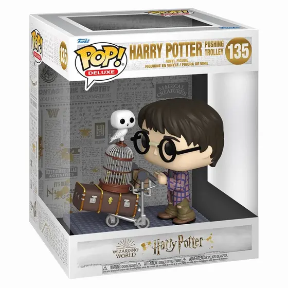 FUNKO POP DELUXE: HP ANNIVERSARY- HARRY PUSHING TROLLEY-1