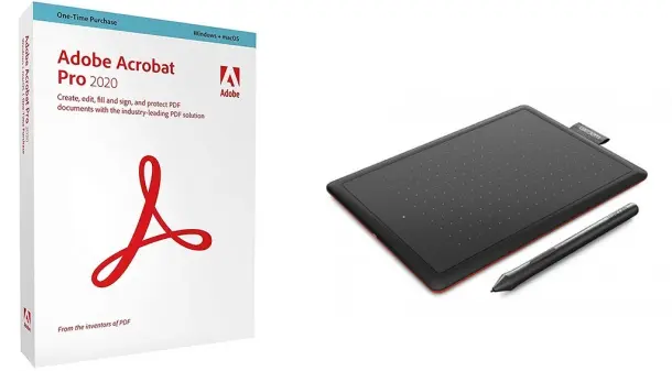 Adobe Acrobat Standard godišnji najam + One by Wacom Small potpisni tablet-0