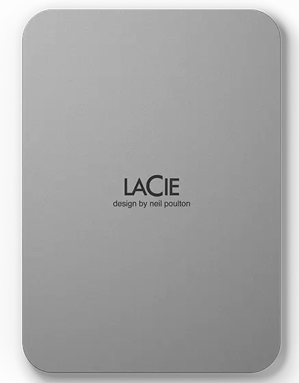 Lacie 5TB Mobile Drive USB-C Moon Silver-0