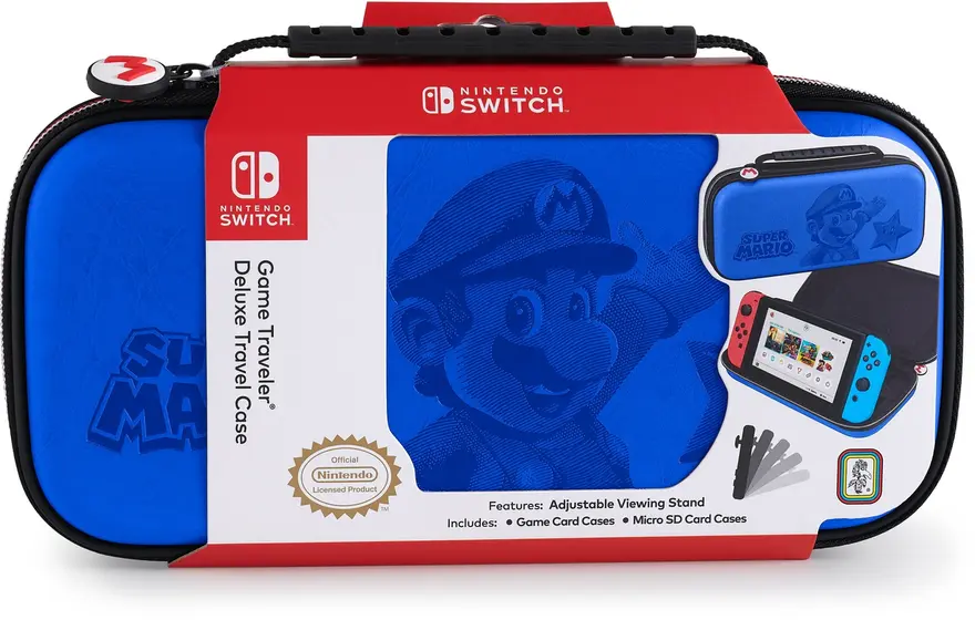 BIGBEN NINTENDO SWITCH TRAVEL CASE MARIO BLUE NNS46BL-0