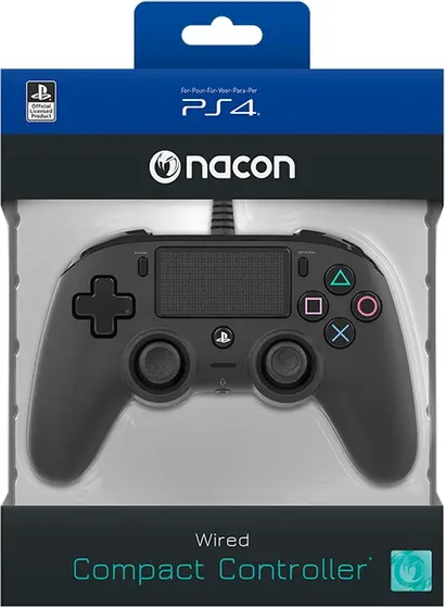 NACON PS4 WIRED COMPACT CONTROLLER BLACK-7