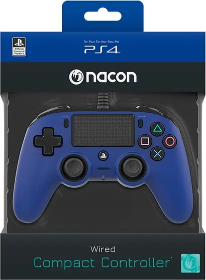 NACON PS4 WIRED COMPACT CONTROLLER BLUE-7