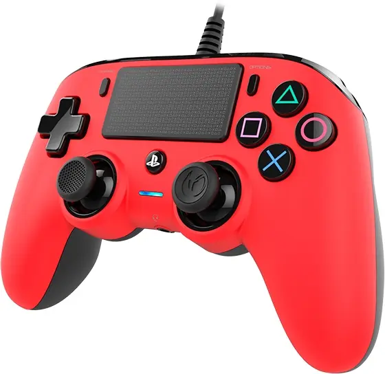 NACON PS4 WIRED COMPACT CONTROLLER RED-1