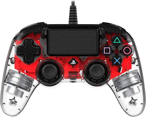 NACON PS4 WIRED ILLUMINATED COMPACT CONTROLLER RED-0