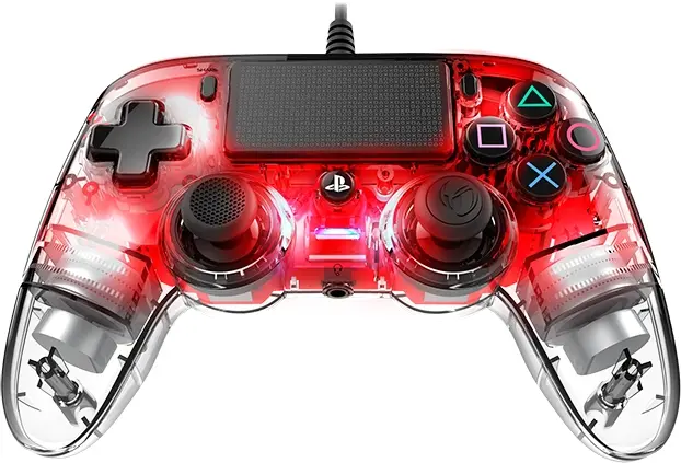 NACON PS4 WIRED ILLUMINATED COMPACT CONTROLLER RED-3