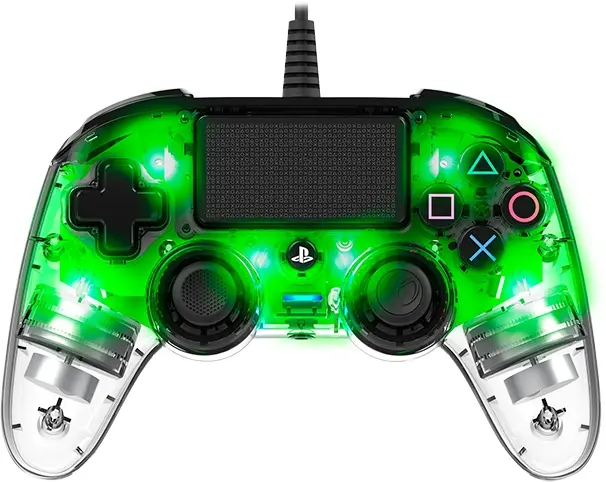NACON PS4 WIRED ILLUMINATED COMPACT CONTROLLER GREEN-1