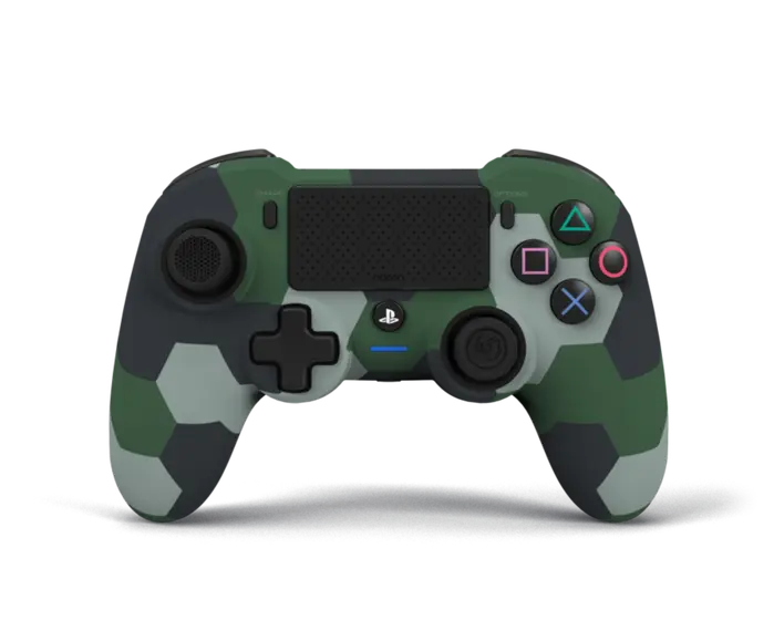 NACON PS4 ASYMMETRIC WIRELESS CONTROLLER GREEN CAMO-0