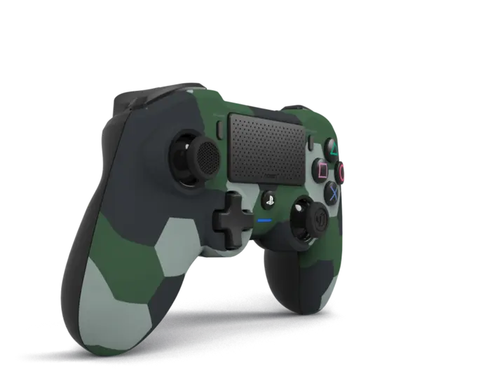 NACON PS4 ASYMMETRIC WIRELESS CONTROLLER GREEN CAMO-4