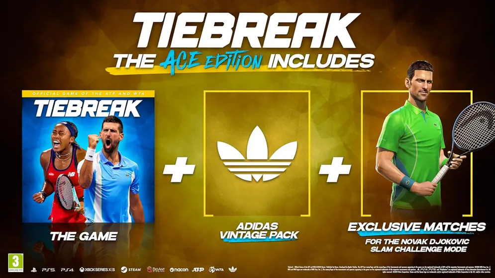Tiebreak: Official Game Of The ATP And WTA - ACE EDITION (Playstation 4)-7