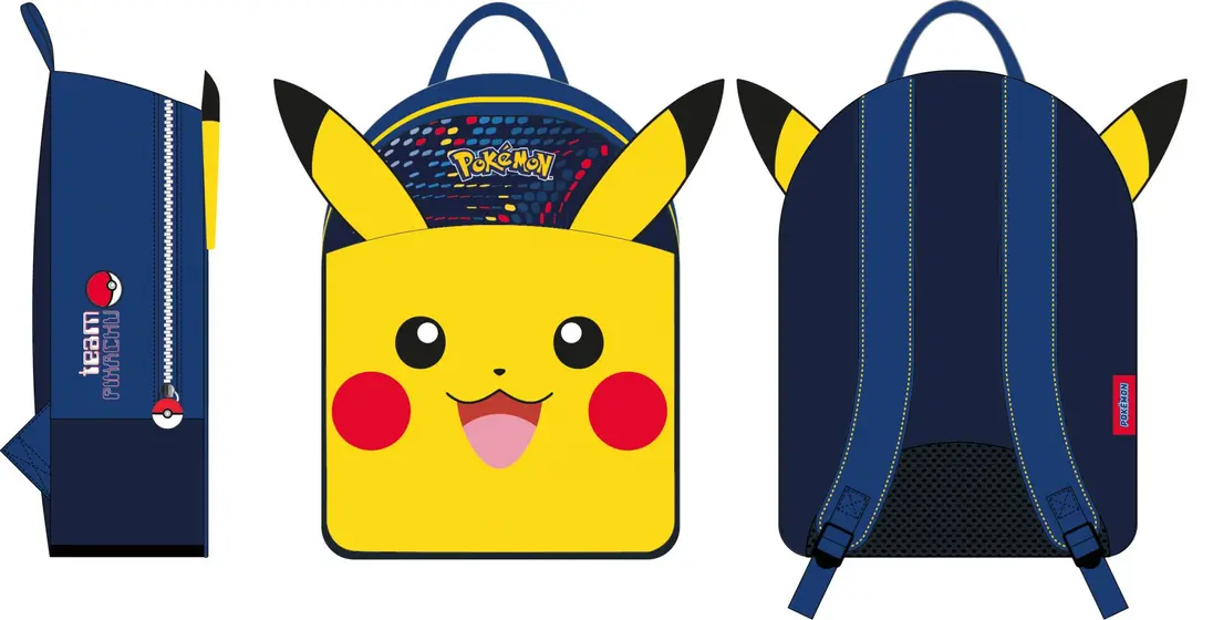 POKEMON - PIKACHU - JUNIOR BACKPACK 32CM BLUE-1