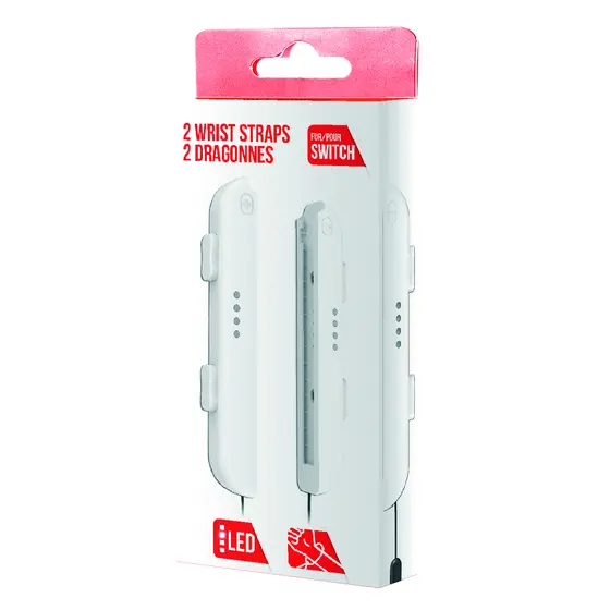 F&G JOY-CON HAND WRIST STRAP - 1 PAIR WHITE-1
