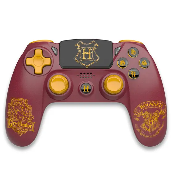 F&G HARRY POTTER - WIRELESS PS4 CONTROLLER - GRYFFINDOR - RED-0