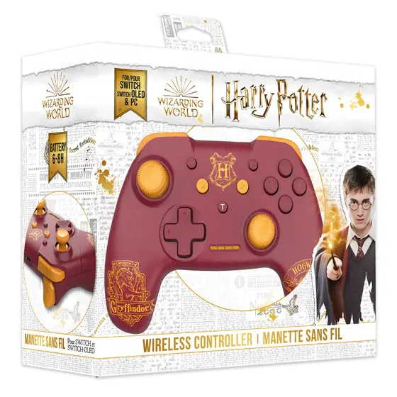 F&G HARRY POTTER - WIRELESS SWITCH CONTROLLER - GRYFFINDOR - RED-3