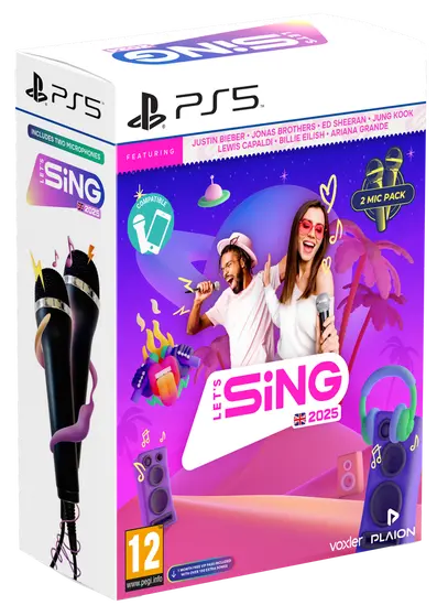 Let's Sing 2025 - Double Mic Bundle (Playstation 5)-0