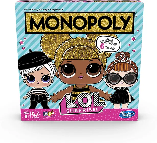 HASBRO GAMING- MONOPOLY LOL SURPRISE EDITION BOARD GAME-0