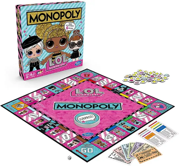 HASBRO GAMING- MONOPOLY LOL SURPRISE EDITION BOARD GAME-2