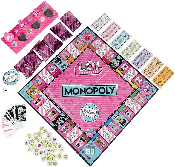 HASBRO GAMING- MONOPOLY LOL SURPRISE EDITION BOARD GAME-5