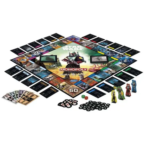 HASBRO GAMING: MONOPOLY STAR WARS BOBA FETT EDITION-1