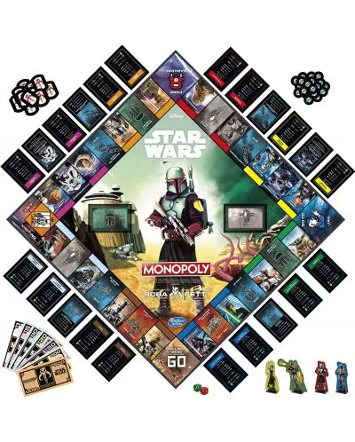HASBRO GAMING: MONOPOLY STAR WARS BOBA FETT EDITION-3