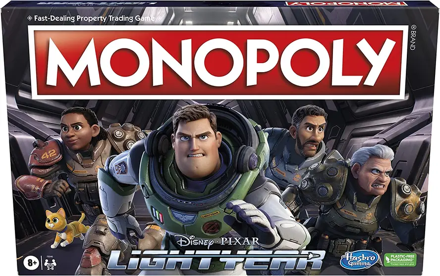 HASBRO GAMING: MONOPOLY DISNEY PIXAR LIGHTYEAR EDITION-0