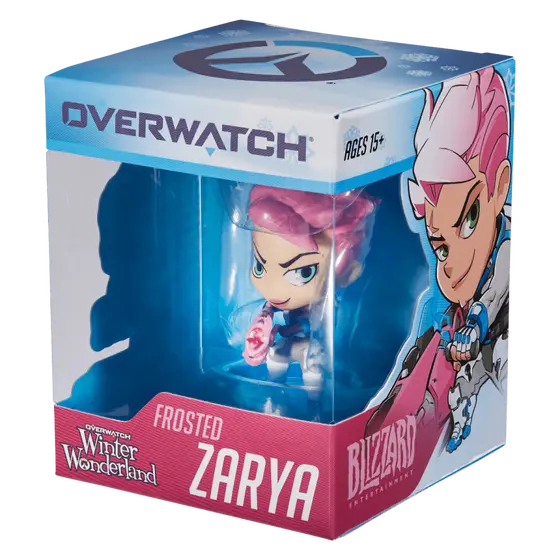 OVERWATCH CUTE BUT DEADLY HOLIDAY FROSTED ZARYA FIGURE-0