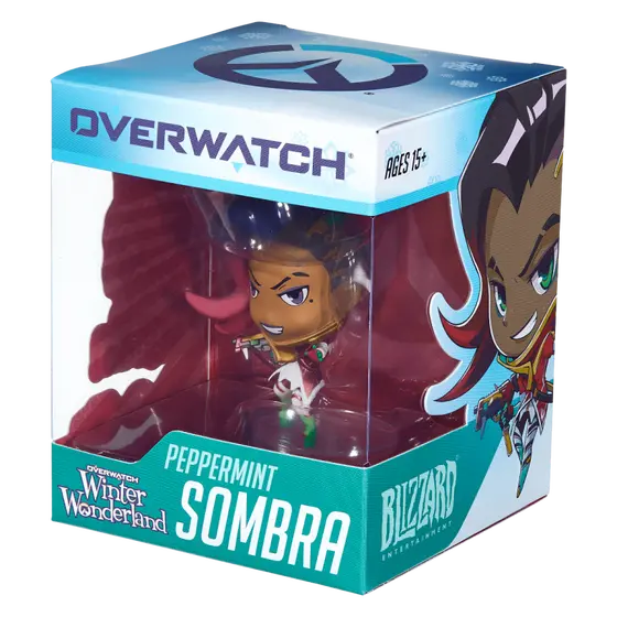 OVERWATCH CUTE BUT DEADLY HOLIDAY PEPPERMINT SOMBRA FIGURE-0