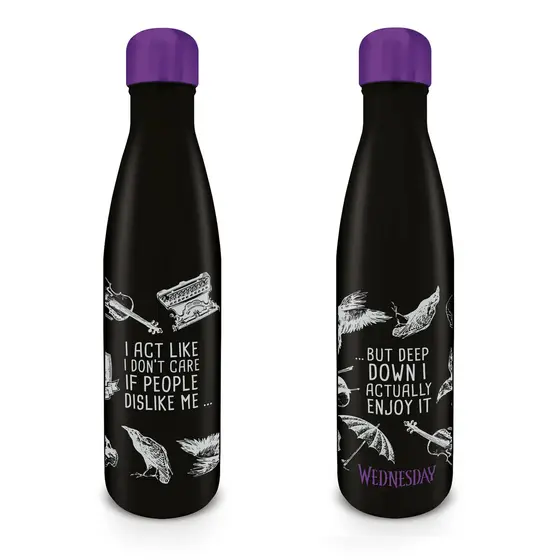 PYRAMID Wednesday dont care metal drink bottle-3