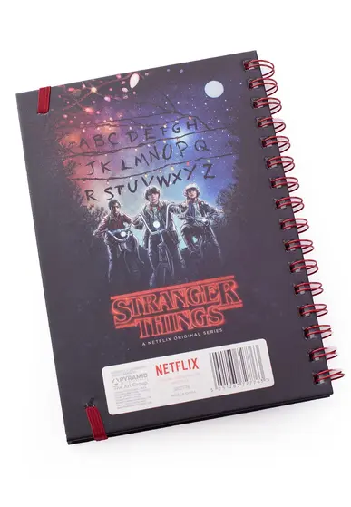 PYRAMID STRANGER THINGS (ONE SHEET) A5 METALLIC NOTEBOOK-2