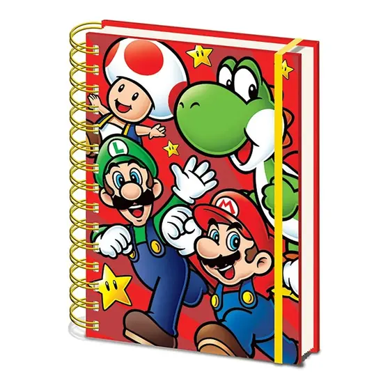 PYRAMID SUPER MARIO (CORE RUN) A5 WIRO NOTEBOOK-0
